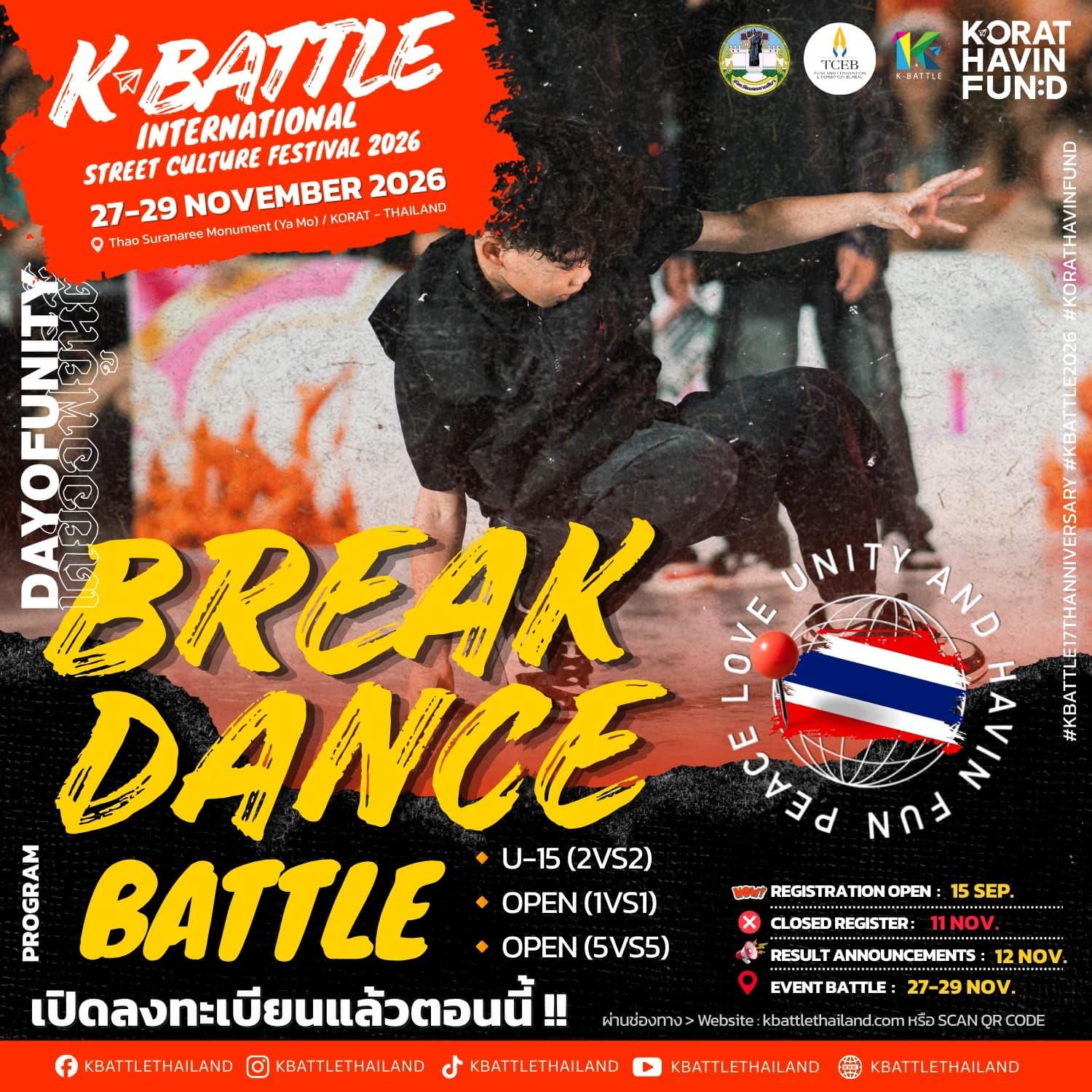 K-BATTLE 2026 · B-Boy / Battle Breakdance